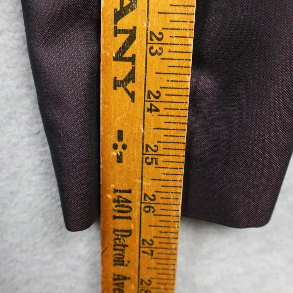 Stacy Adams Blazer Mens 48L Gold Single Breasted Burgundy Iridescent Sport Coat